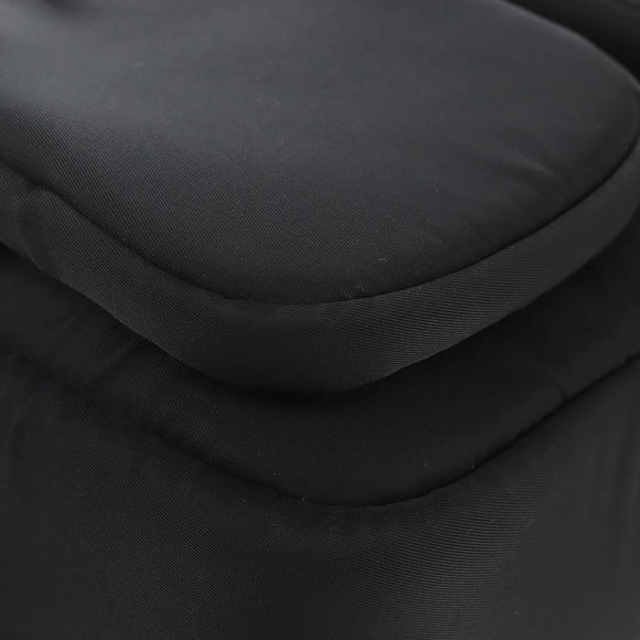 PRADA Backpack Nylon Black Silver Auth 213386V