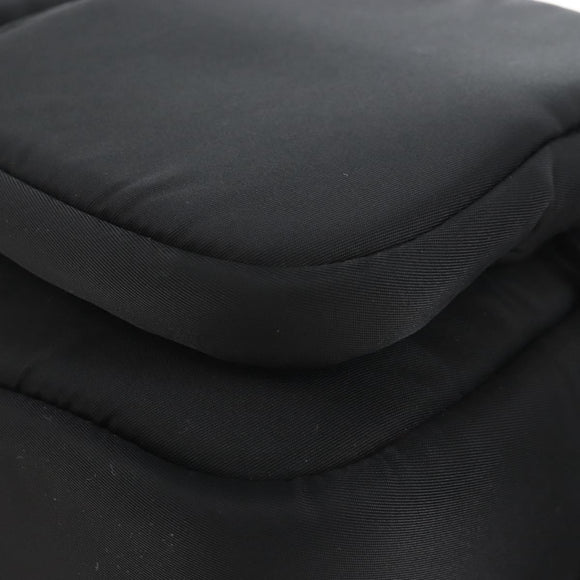 PRADA Backpack Nylon Black Silver Auth 213386V