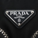 PRADA Backpack Nylon Black Silver Auth 213386V-20
