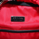 PRADA Backpack Nylon Black Silver Auth 213386V-22