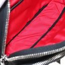 PRADA Backpack Nylon Black Silver Auth 213386V-23