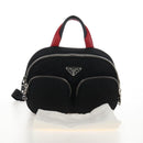 PRADA Backpack Nylon Black Silver Auth 213386V-29