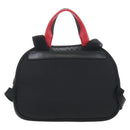 PRADA Backpack Nylon Black Silver Auth 213386V-3