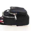 PRADA Backpack Nylon Black Silver Auth 213386V-4
