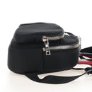 PRADA Backpack Nylon Black Silver Auth 213386V-5