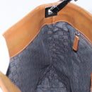 GUCCI Web Sherry Line Shoulder Bag Suede Brown Silver 33900 Auth 213394V-20