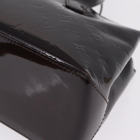 LOUIS VUITTON Monogram Vernis Wilshire PM Bag Amarante M93641 LV Auth 213395V