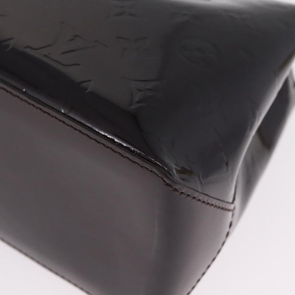 LOUIS VUITTON Monogram Vernis Wilshire PM Bag Amarante M93641 LV Auth 213395V