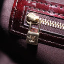LOUIS VUITTON Monogram Vernis Wilshire PM Bag Amarante M93641 LV Auth 213395V-19