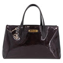 LOUIS VUITTON Monogram Vernis Wilshire PM Bag Amarante M93641 LV Auth 213395V-2