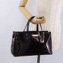 LOUIS VUITTON Monogram Vernis Wilshire PM Bag Amarante M93641 LV Auth 213395V-22