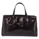 LOUIS VUITTON Monogram Vernis Wilshire PM Bag Amarante M93641 LV Auth 213395V-3