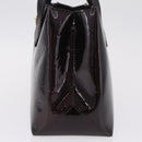 LOUIS VUITTON Monogram Vernis Wilshire PM Bag Amarante M93641 LV Auth 213395V-4