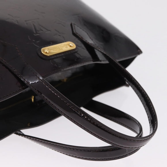 LOUIS VUITTON Monogram Vernis Wilshire PM Bag Amarante M93641 LV Auth 213395V