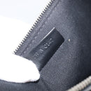 GIVENCHY Clutch Bag Leather Black Silver Auth 213409-18