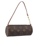 LOUIS VUITTON Monogram Papillon Pouch LV Auth 213410-1