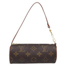 LOUIS VUITTON Monogram Papillon Pouch LV Auth 213410-2