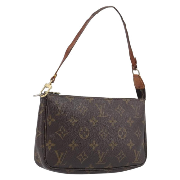 LOUIS VUITTON Monogram Pochette Accessoires Pouch M51980 LV Auth 213416
