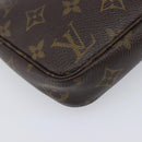 LOUIS VUITTON Monogram Pochette Accessoires Pouch M51980 LV Auth 213416-12