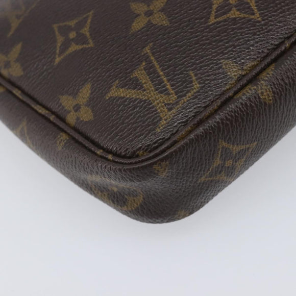LOUIS VUITTON Monogram Pochette Accessoires Pouch M51980 LV Auth 213416