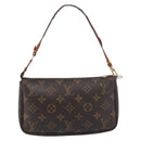 LOUIS VUITTON Monogram Pochette Accessoires Pouch M51980 LV Auth 213416-3