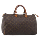 LOUIS VUITTON Monogram Speedy 35 Hand Bag M41524 LV Auth 213422-1