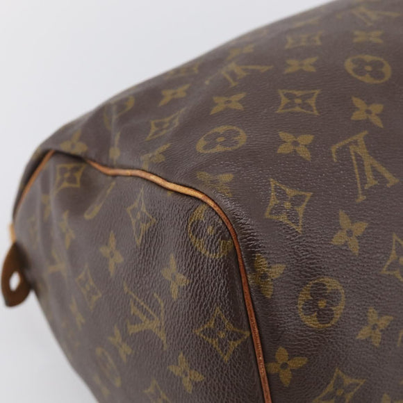 LOUIS VUITTON Monogram Speedy 35 Hand Bag M41524 LV Auth 213422