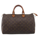 LOUIS VUITTON Monogram Speedy 35 Hand Bag M41524 LV Auth 213422-2