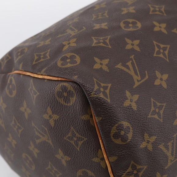LOUIS VUITTON Monogram Speedy 35 Hand Bag M41524 LV Auth 213423
