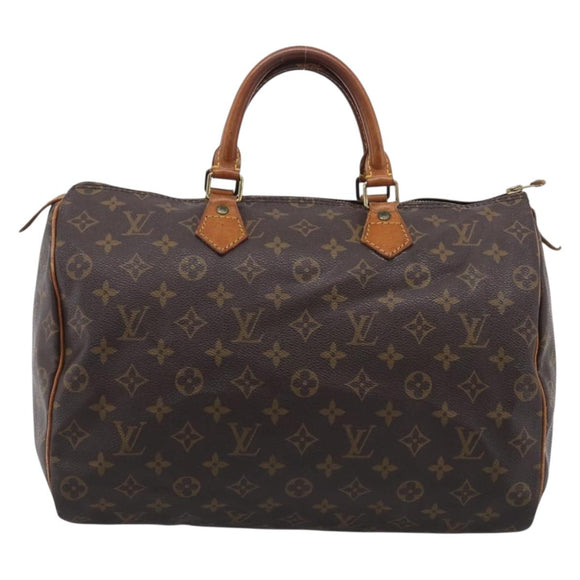 LOUIS VUITTON Monogram Speedy 35 Hand Bag M41524 LV Auth 213423