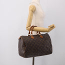 LOUIS VUITTON Monogram Speedy 35 Hand Bag M41524 LV Auth 213423-20