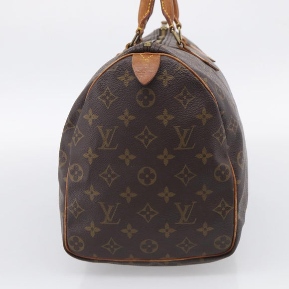 LOUIS VUITTON Monogram Speedy 35 Hand Bag M41524 LV Auth 213423