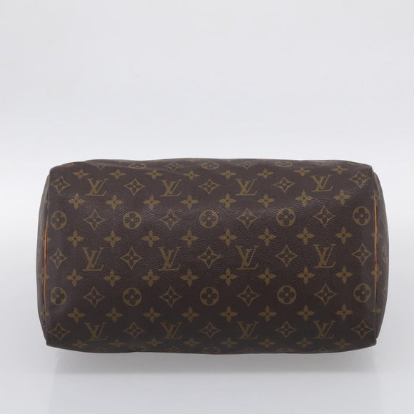 LOUIS VUITTON Monogram Speedy 35 Hand Bag M41524 LV Auth 213423