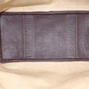 HERMES Garden Party Hand Bag Canvas Beige Silver Auth 213429-14