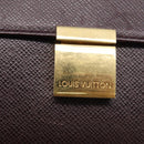 LOUIS VUITTON Taiga Leather Selenga Clutch Bag Acajou M30786 LV Auth 213434A-12