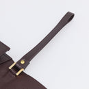 LOUIS VUITTON Taiga Leather Selenga Clutch Bag Acajou M30786 LV Auth 213434A-13