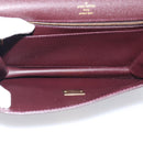 LOUIS VUITTON Taiga Leather Selenga Clutch Bag Acajou M30786 LV Auth 213434A-19