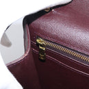 LOUIS VUITTON Taiga Leather Selenga Clutch Bag Acajou M30786 LV Auth 213434A-22