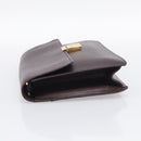 LOUIS VUITTON Taiga Leather Selenga Clutch Bag Acajou M30786 LV Auth 213434A-4