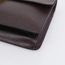 LOUIS VUITTON Taiga Leather Selenga Clutch Bag Acajou M30786 LV Auth 213434A-8