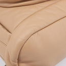 BURBERRY Backpack Leather Beige Gold Auth 213435A-13