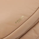 BURBERRY Backpack Leather Beige Gold Auth 213435A-17