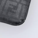 FENDI Zucca Canvas Shoulder Bag PVC Silver Black 7VA247 Auth 213441-13