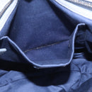Miu Miu Matelasse Hand Bag Leather 2way Light Blue Silver Auth 213450A-24