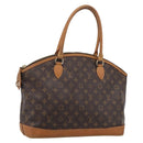 LOUIS VUITTON Monogram Lockit Horizontal Hand Bag M40104 LV Auth 213452A-1