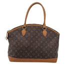 LOUIS VUITTON Monogram Lockit Horizontal Hand Bag M40104 LV Auth 213452A-2