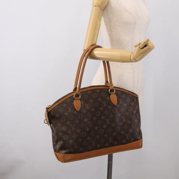 LOUIS VUITTON Monogram Lockit Horizontal Hand Bag M40104 LV Auth 213452A