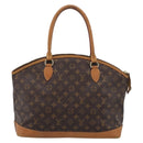 LOUIS VUITTON Monogram Lockit Horizontal Hand Bag M40104 LV Auth 213452A-3