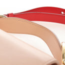 Chloe Hand Bag Leather 2way Red Gold Auth 213456M-10