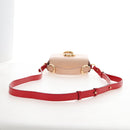 Chloe Hand Bag Leather 2way Red Gold Auth 213456M-11